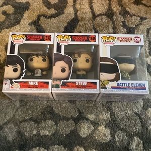 Stranger Things Funko Pop 3 Total!!!